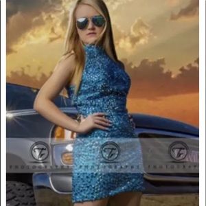 Sherri Hill size 6,worn once! Retail $900